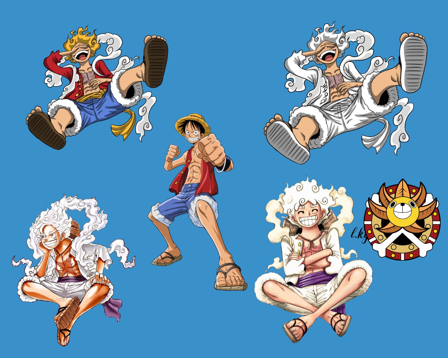 Anime One Piece Mega Bundle PNG Unique Design Trending PNG, Most