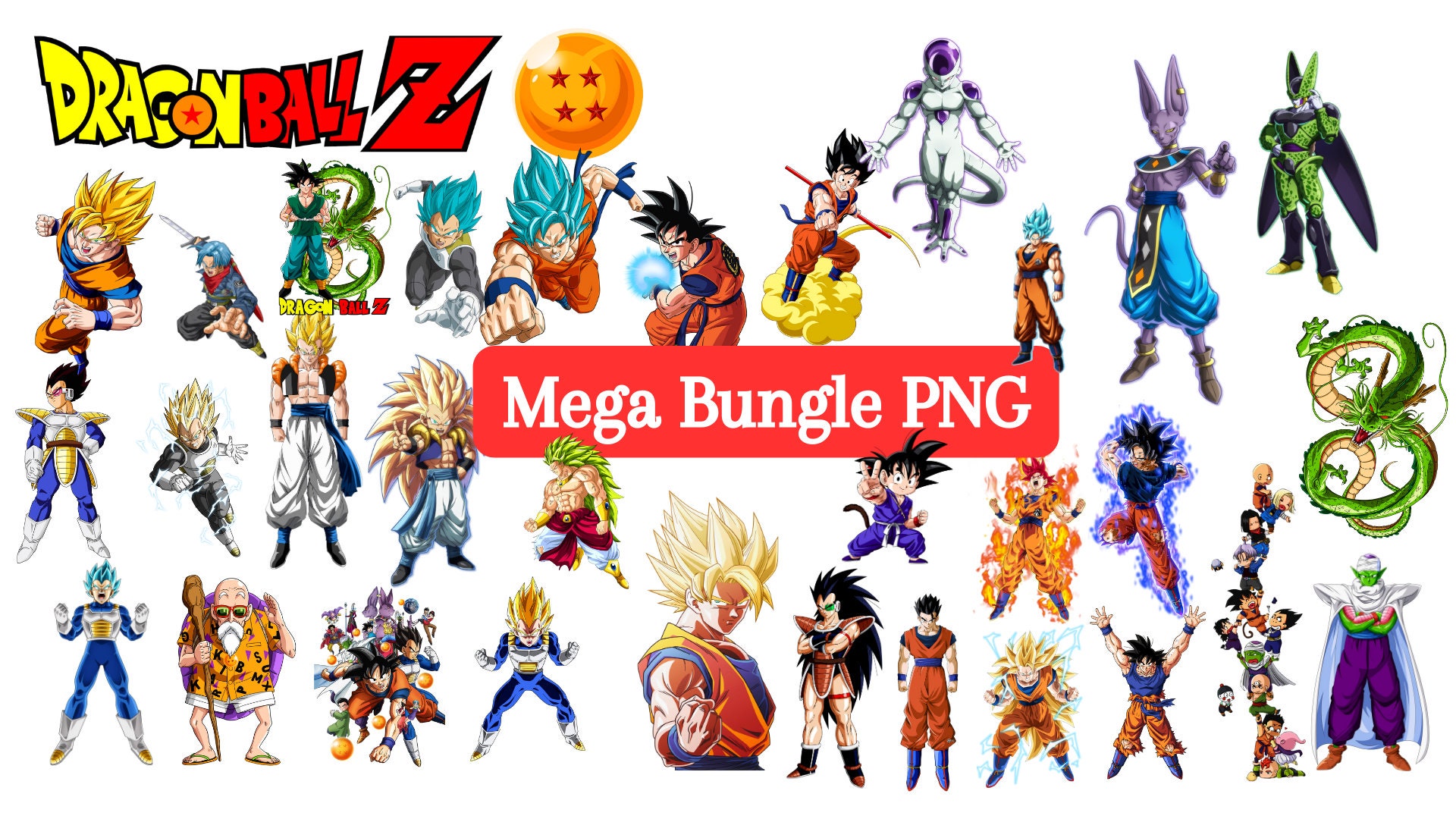 Dragon Ball Z Sticker Pack 50pcs Dragon Ball Laptop Sticker Waterproof  Sticker Vegeta Sticker Super Z Sticker For Laptop Luggage Helmet Guitar  Skatebo