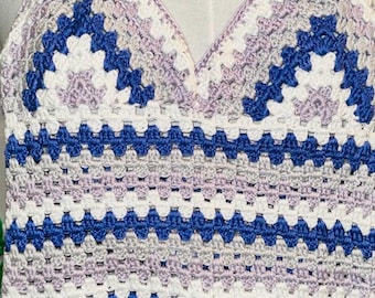 Granny Square Halter Top