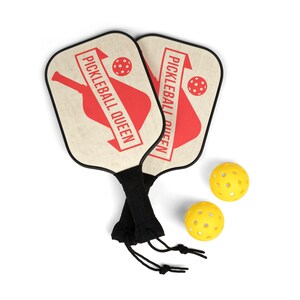 Pickleball Kit, Pickleball Queen, Custom Paddles and Balls, Pickleball Gift, Pickleball Gear