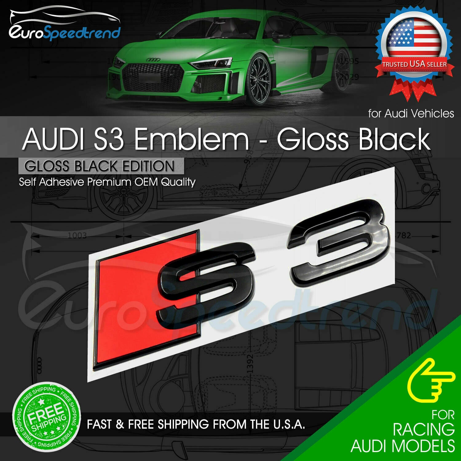Audi S3 Sticker 