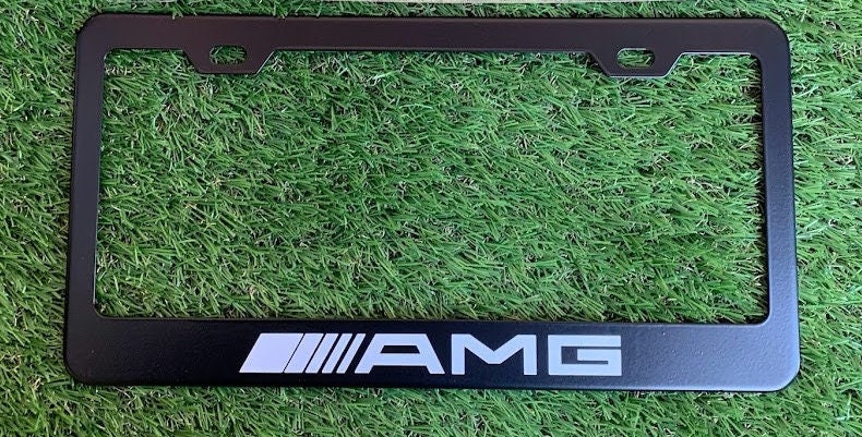 Amg license online plate frame