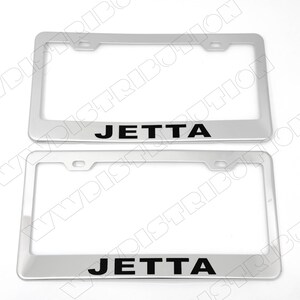 2x Fits for Honda Pilot Logo Chrome Stainless Steel License Plate