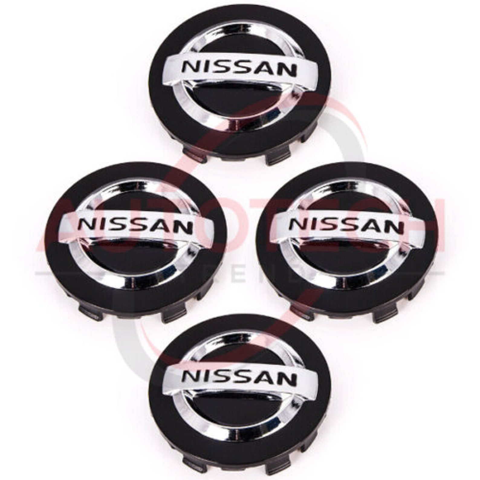 Set of 4 Black Nissan Wheel Center Cap Size 54mm Fits for Etsy