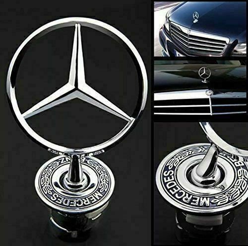 3D Metal Car Decal, Goddess Hood Ornaments For Car Angel Logo, Car Front  Bonnet Stand, Car Metal Sticker, Universal 3D Emblem Badge (Chrome)