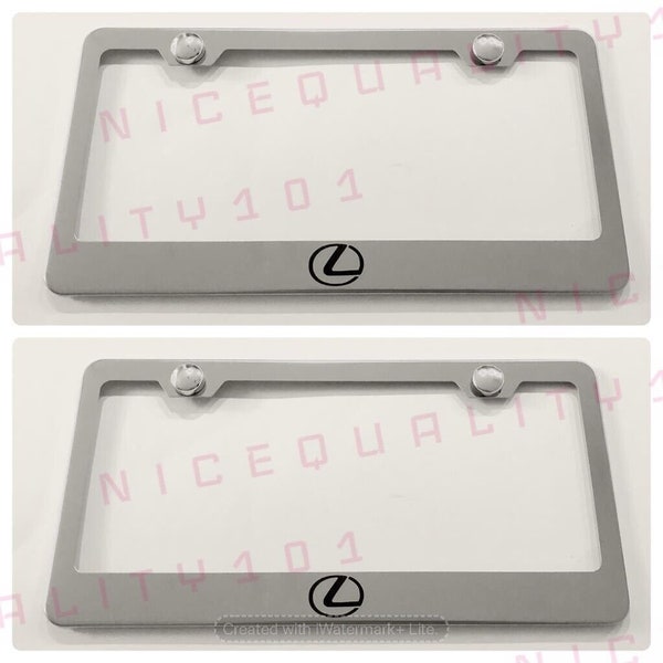 Lexus License Plate Frames Etsy