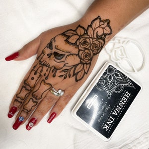 Infinite Body Art Henna Helpers Stencil Stamps (to do professional henna designs fast!)