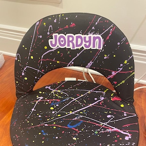 Personalized Camp Lawn Chair | Custom Oniva or Crazy Creek | Personalized Stadium Seat | Picnic Chair