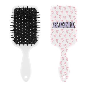 Personalized Hairbrush with Name | Custom Detangling Brush | Gift for Girls, Bridesmaids, Kids | Engraved Hair Brush | Stocking Stuffer