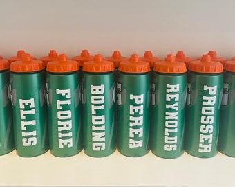 Personalized Gatorade Water Bottle: Sports Team Party Favor