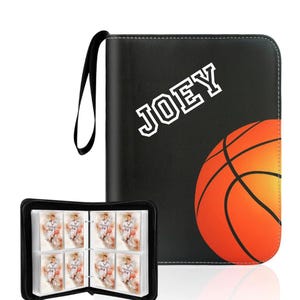 Carpeta de tarjetas coleccionables personalizadas: baloncesto, béisbol, fútbol, fútbol americano