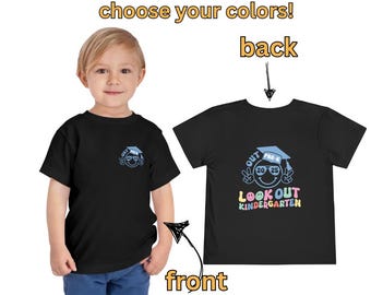 Peace Out Pre-K Shirt 2025 | Preschool Graduation T-Shirt | Last Day of School Outfit | Kindergarten Here I Come Tee | Toddler Grad Gift