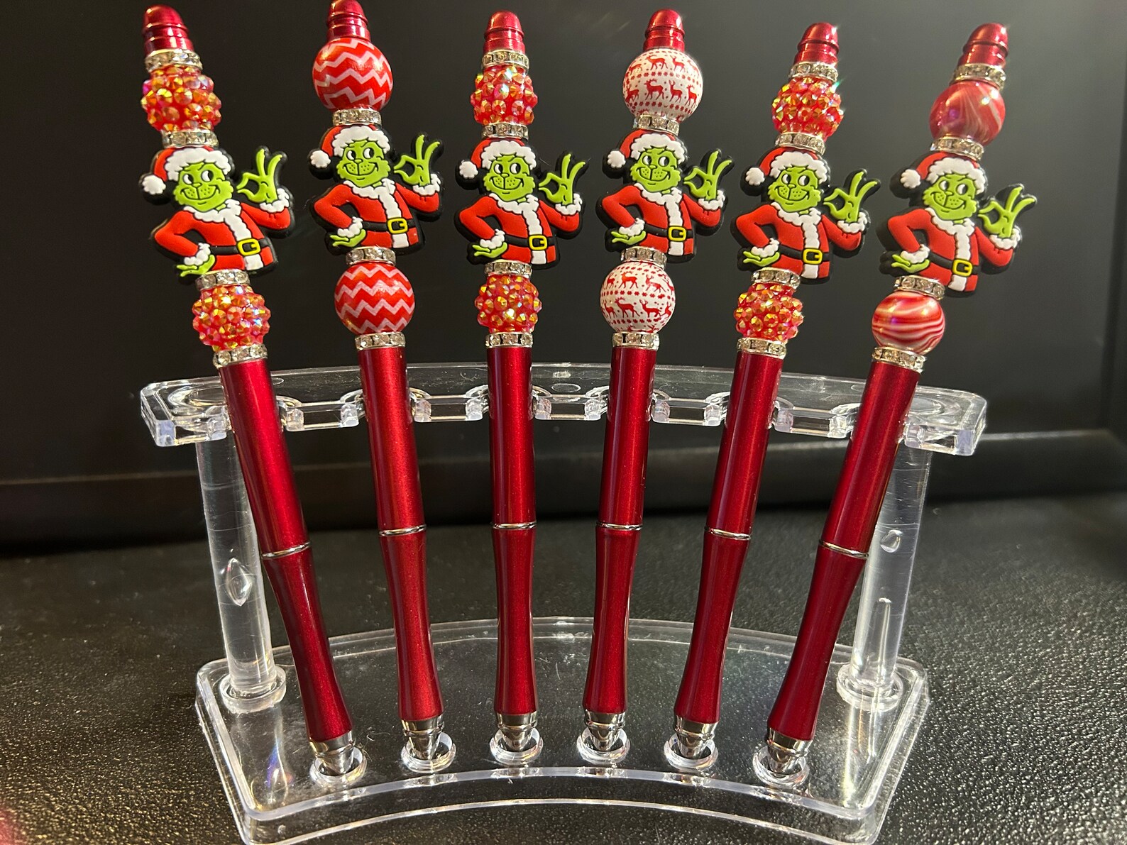 Grinch Beadable Pen Etsy