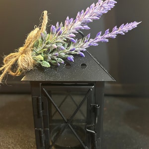 Mini lavender lantern