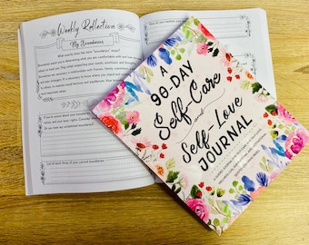 90-Day Self-Care Journal: Guided Prompts & Wellness Log