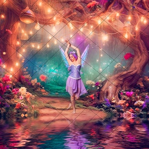 Toile de fond numérique Fairy Den 2