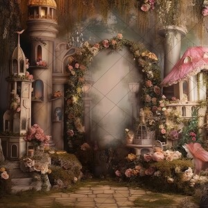 Whimsy Way Digital Backdrop