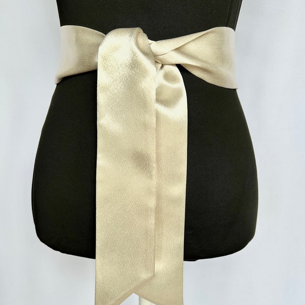 Cream Sash Etsy