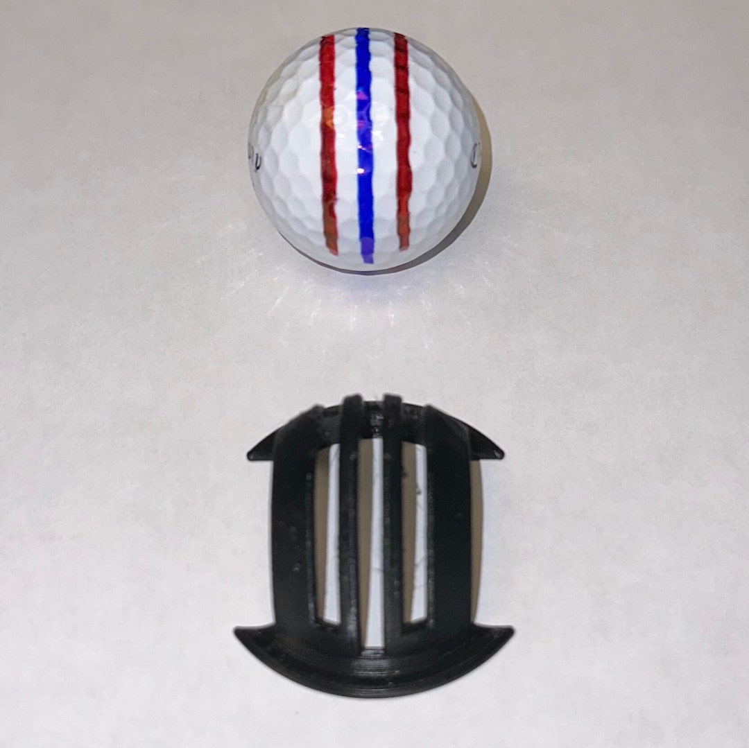 Golf Ball Stencil triple Tac Style Etsy
