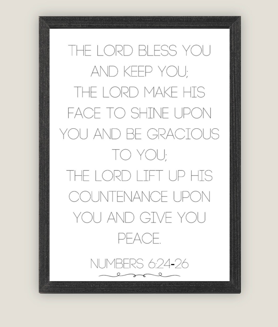 Aaron's Blessing Printable Wall Art digital Download - Etsy