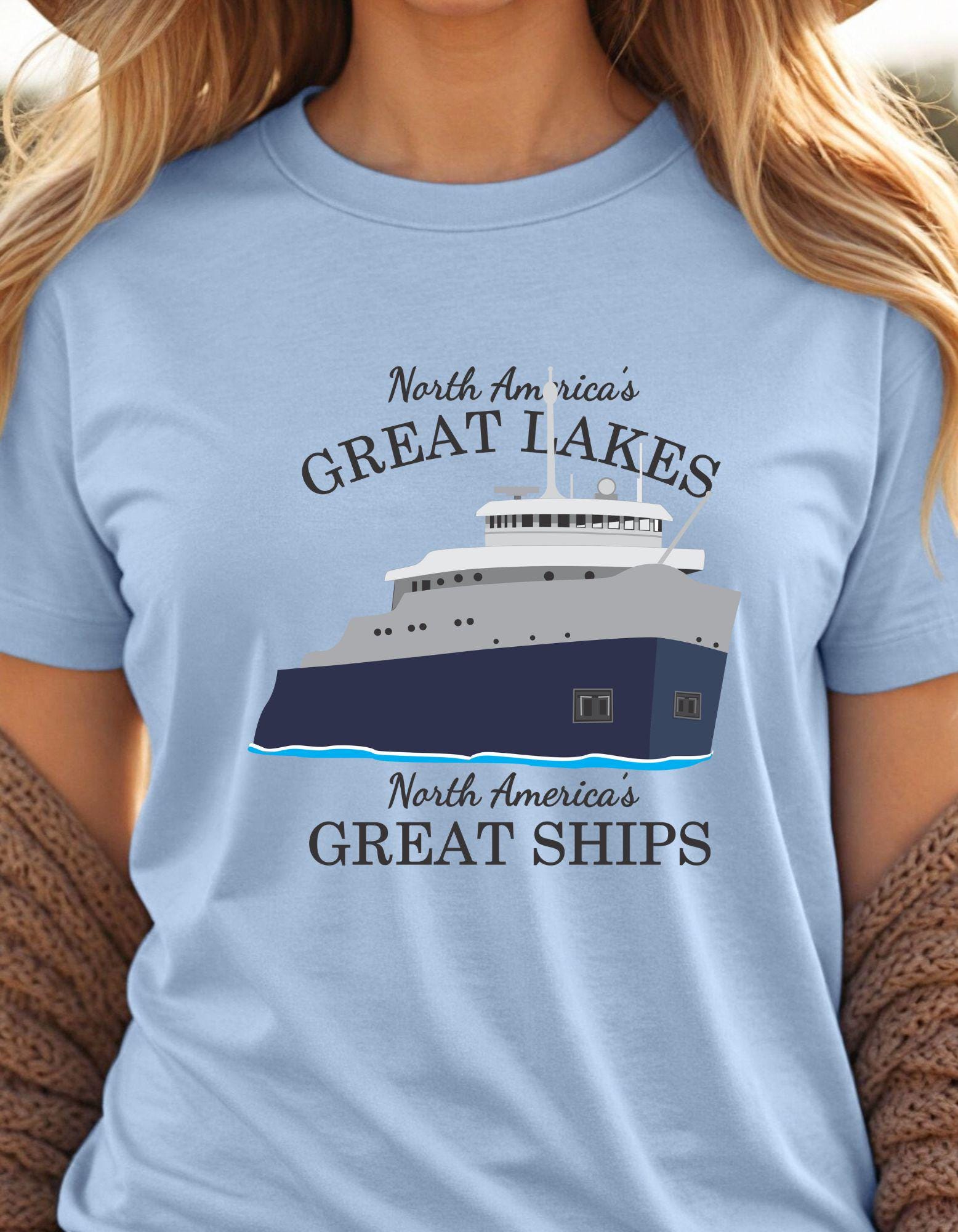 Cruiser in Blue by Retro Boater Unisex Jersey Short Sleeve Tee Cruiser in Blue by Retro Boater Unisex Jersey Short Sleeve Tee