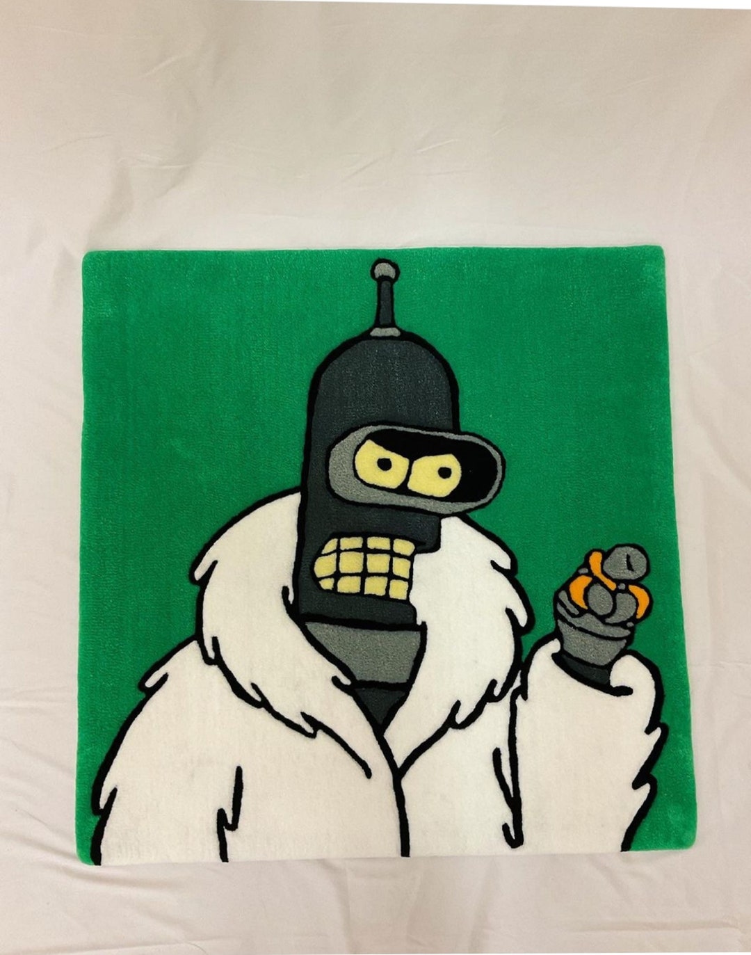 Handmade Bender Futurama Tufted Rug - Etsy