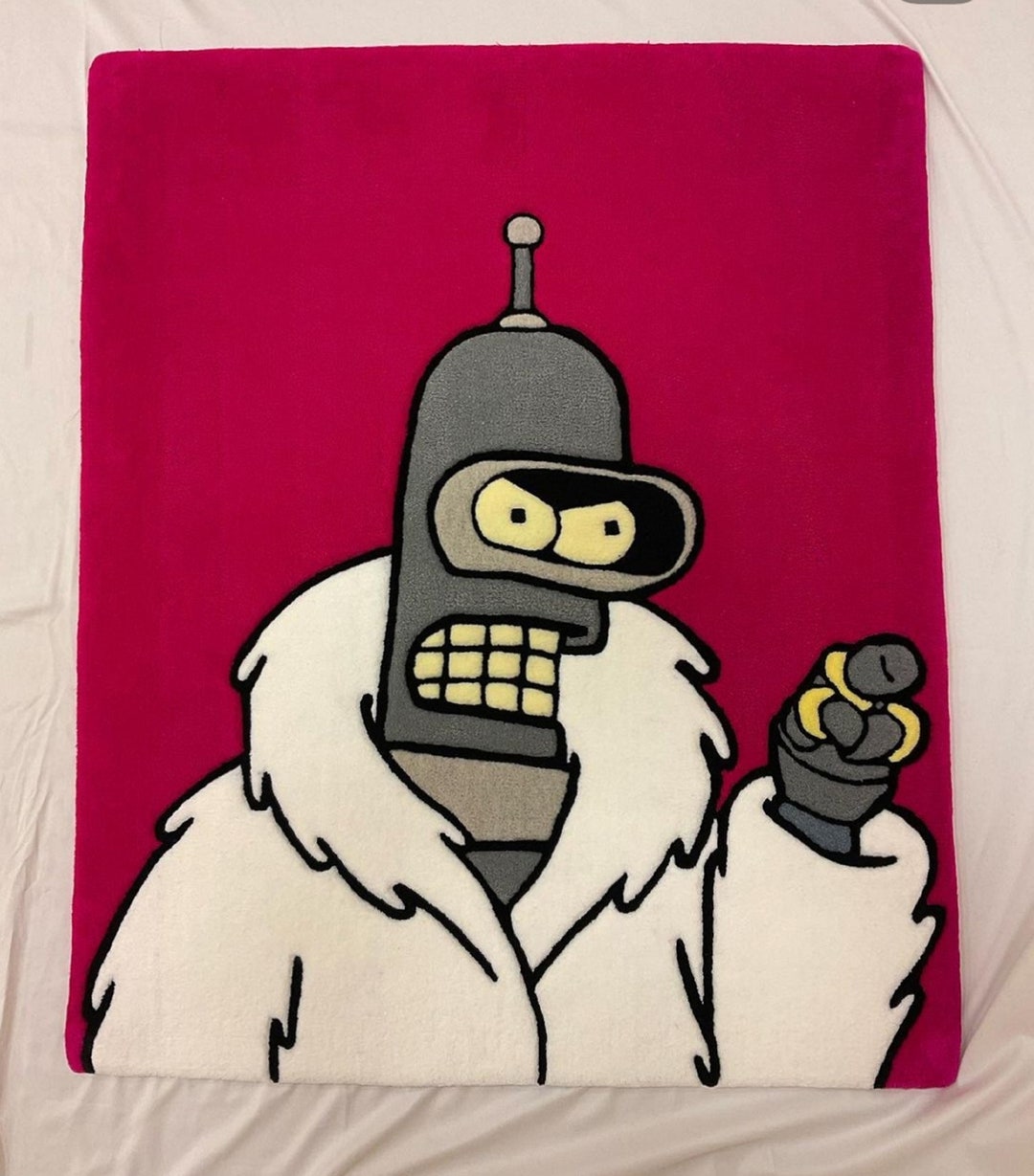 Bender Futurama Rug, Handmade Tufted Custom Design - Etsy