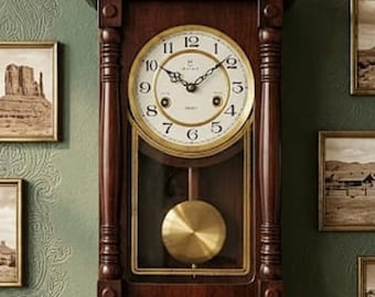 Vintage AIKOSHA 31 Day Wall Clock Chime - Etsy