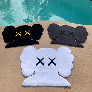 Kaws Face Custom Tufted Rug - Etsy