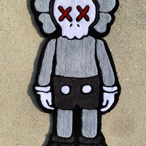 Kaws Face Custom Tufted Rug - Etsy
