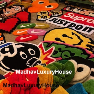 custom personalize tufting rug your design and color