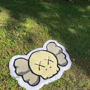 Kaws Face Custom Tufted Rug - Etsy