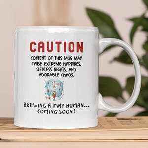 Expecting Parents Gift, Sarcastic New Mother Mug, Announcing Pregnancy To Parents Coffee Mug, Pregnancy Reveal Coffee Cup, New Parent Mug.