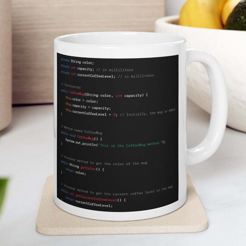 Programming Code Coffee Mug: Gift for Coders image 1