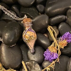 Anxiety_ Manifestation /  Spell Bottle - Necklace