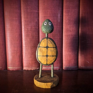 Turtle Wooden Figurine