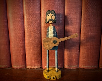 John Prine Wooden Figurine