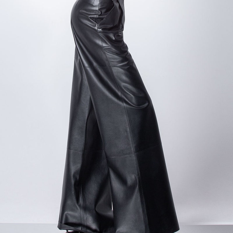 Skinny leather pants main image 1