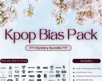 Kpop Bias Pack | Mystery | Photo Bundle | Custom | Personalised