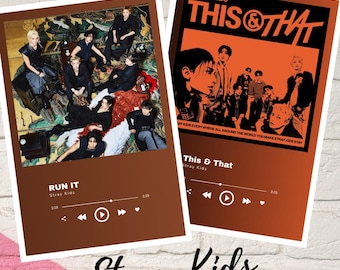 Stray Kids Song Prints,  6x4 Photo, Mini Music Poster