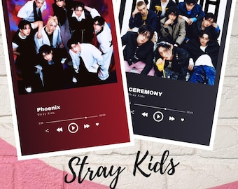 Stray Kids Song Prints,  6x4 Photo, Mini Music Poster