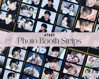 ATEEZ Photo Booth Strips