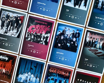 ATEEZ Song Prints | 6x4 Photo | Mini Music Poster