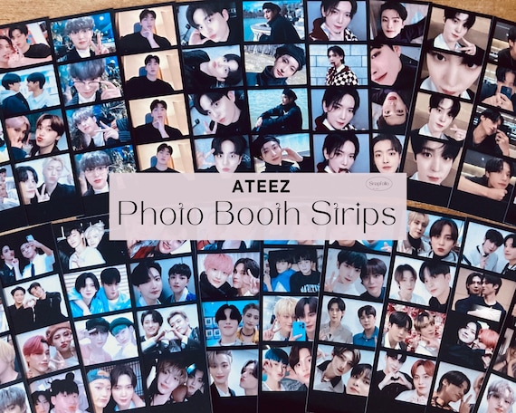 ATEEZ Photo Booth Strips - Etsy