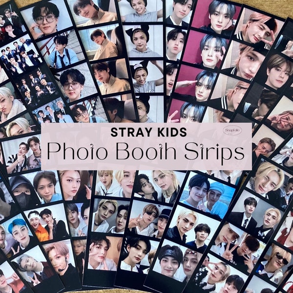 Stray Kids Photo Booth Strips