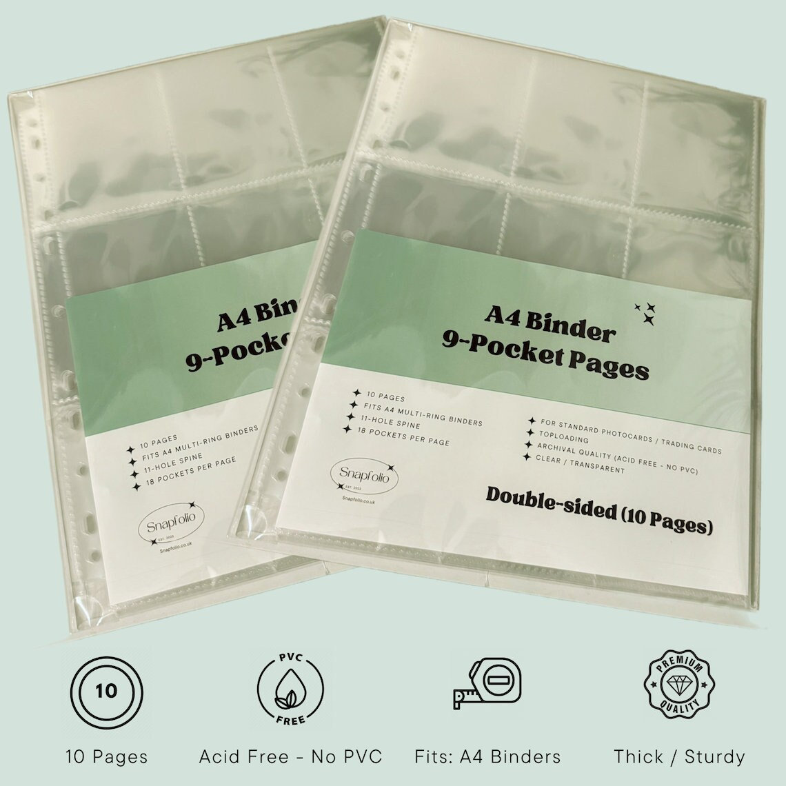 Clear sleeves for binders deals