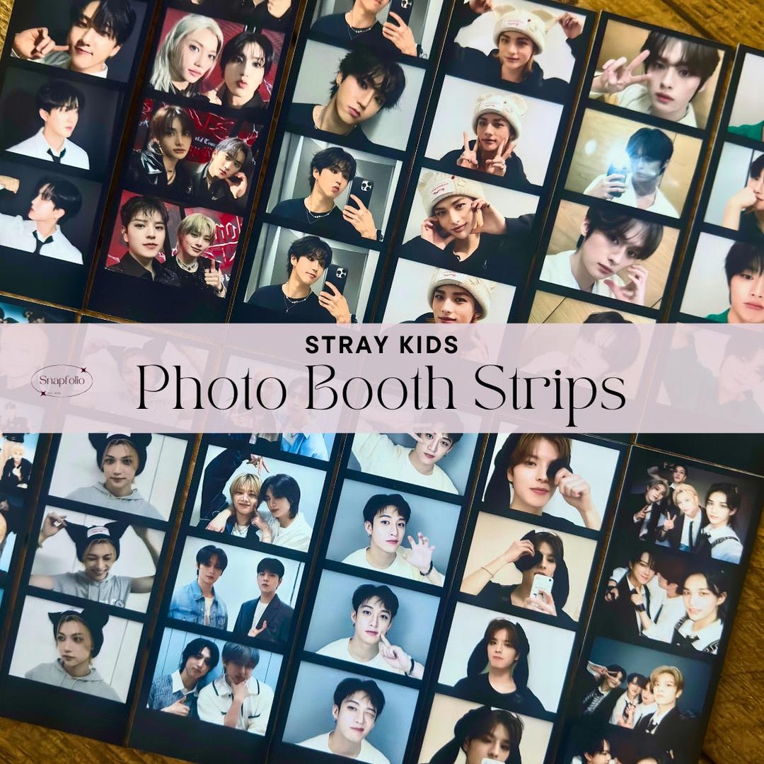 Stray Kids Photo Booth Strips - Etsy