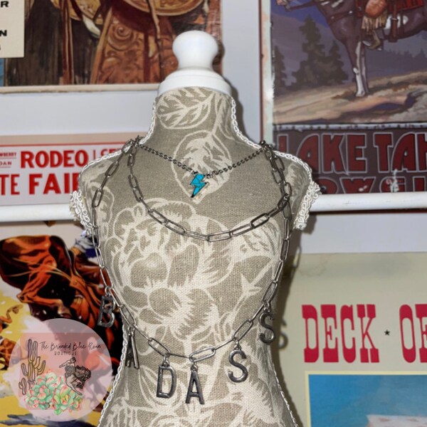 Native American Lightning Bolt Necklace Etsy