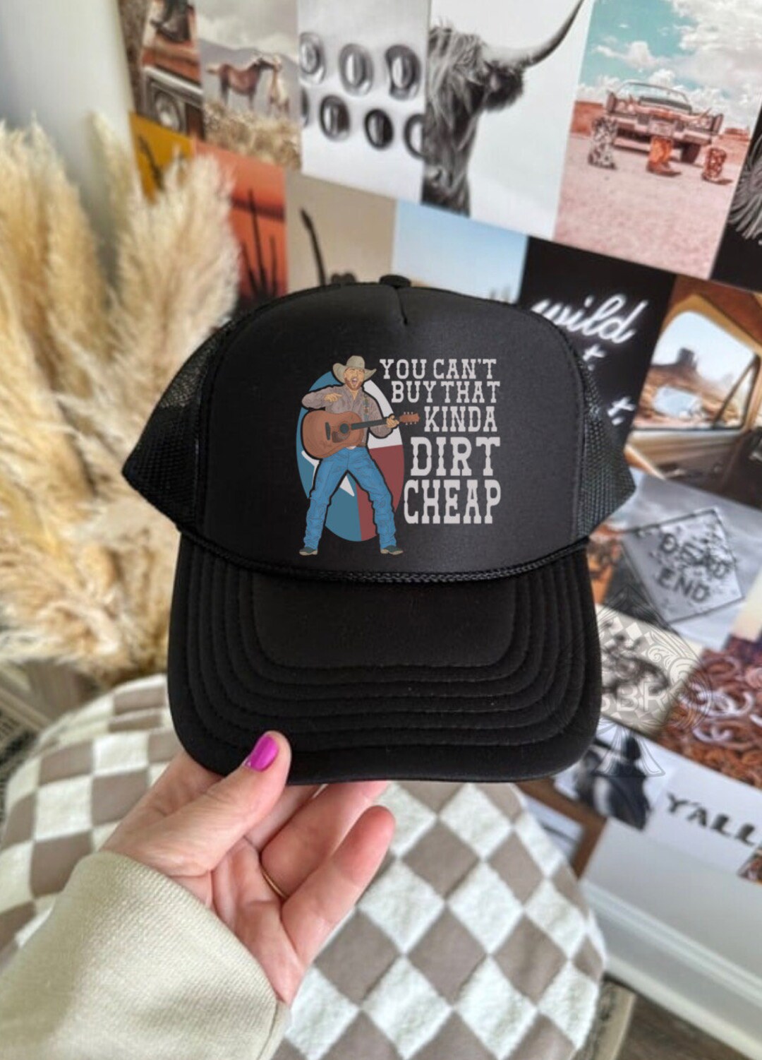 Dirt Cheap Cojo Trucker Hat, Western Cody Johnson Trucker Hat, Cowgirl