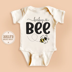 Baby Bee Onesie®, Cute Honey Bee Baby Onesie®, Bumble Bee Onesie®, Baby Bee Bodysuit, Baby Shower Gift, Newborn Natural Bodysuit #TLC00067